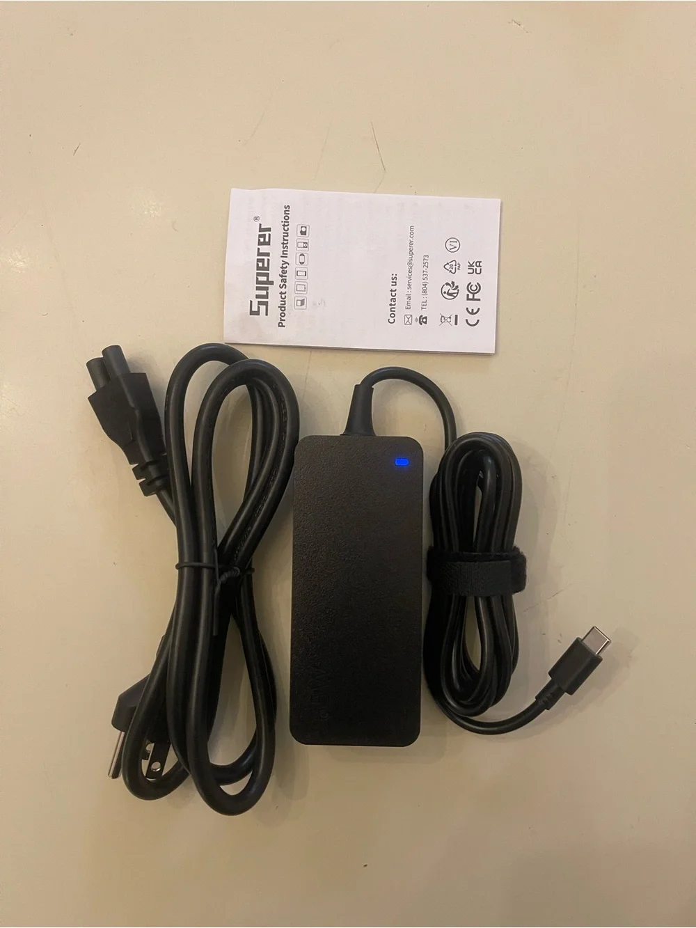 Superer PD 65W USB C Turbo Charger Fit for LG Gram Laptop - (Globally Safety